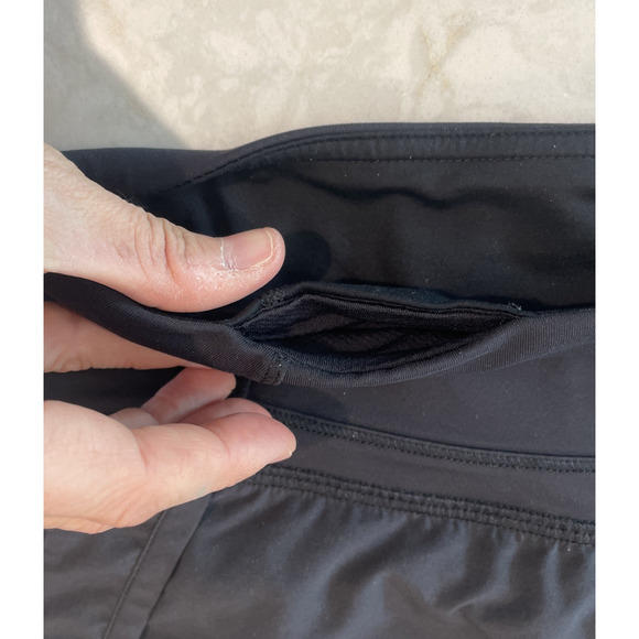 Lululemon Women's Run Times 4" Inseam Shorts Size 6 Black Outdoor Active Running - Picture 5 of 10